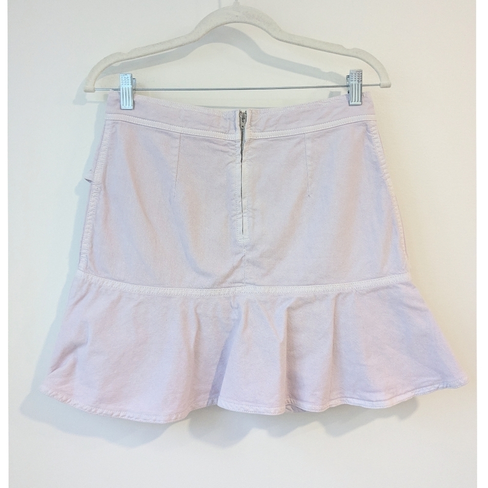 Isabel Marant Lilac Denim Ruffle Skirt - Picture 3 of 6